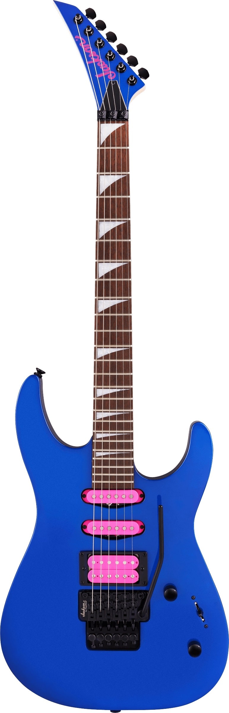 Chitarra Elettrica JACKSON X Series Dinky DK3XR HSS, Grigio Alloro, Blu Cobalto
